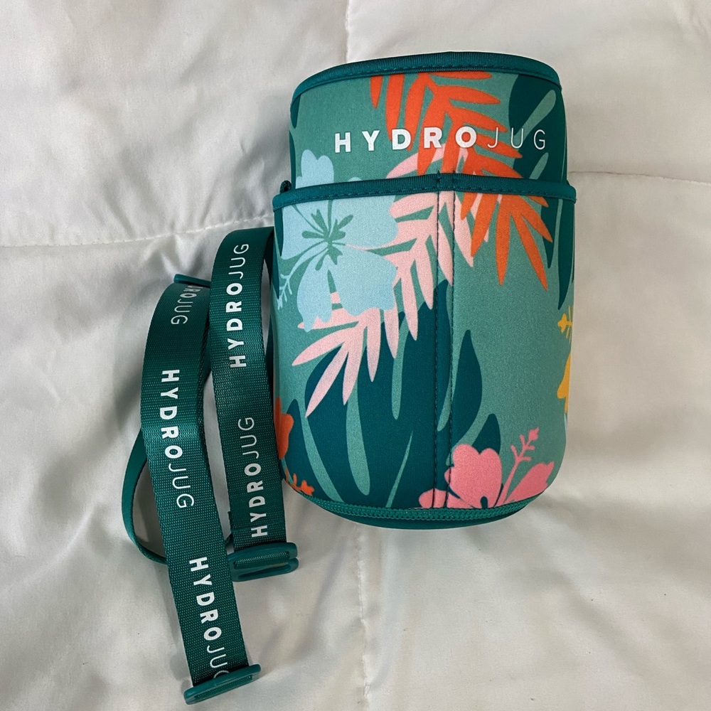 HydroJug Floral Pro Sleeve with strap
